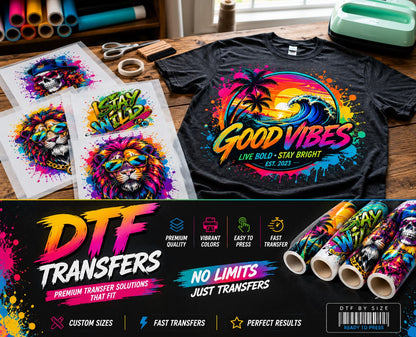 Upload Your DTF gang sheet