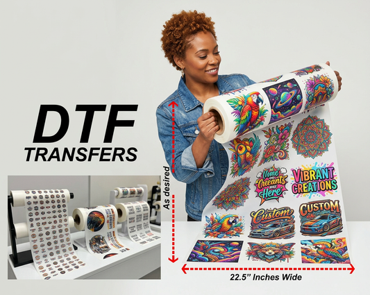 Upload Your DTF gang sheet