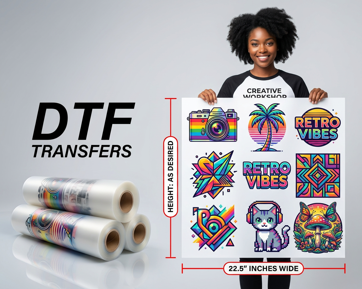 Upload Your DTF gang sheet