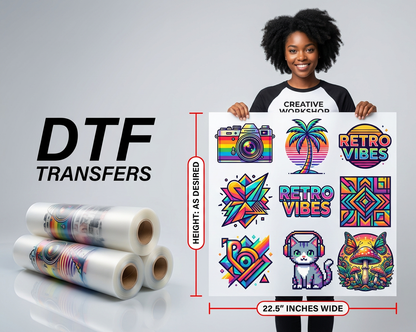 Upload Your DTF gang sheet