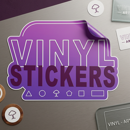 Custom Round Kiss-cut Stickers
